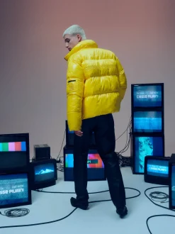 Kibo-Piumino Giallo Full Zip Lab00