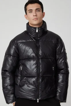 Kibo-Piumino Nero Full Zip Lab00