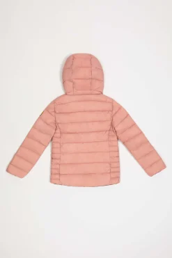 Linda Girl-Piumino Reversibile Nero E Rosa
