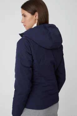 Linda-Piumino Blu Corto Reversibile