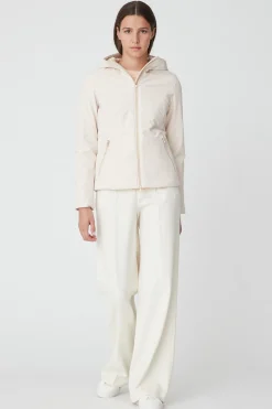Madeline 2.2-Giacca Corta Beige In Softshell