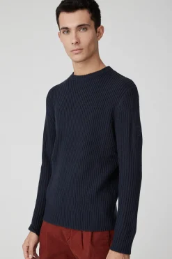 Michael-Maglia Bluette Girocollo