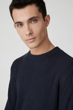 Michael-Maglia Bluette Girocollo