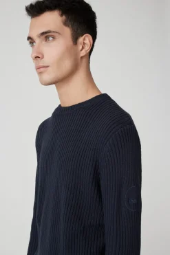 Michael-Maglia Bluette Girocollo