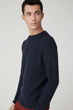 Michael-Maglia Bluette Girocollo