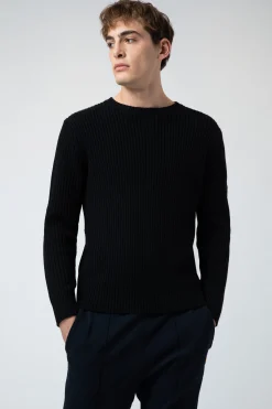 Michael-Maglia Nera Girocollo