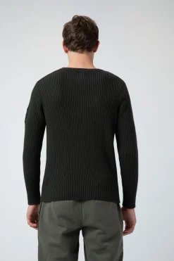 Michael-Maglia Verde Girocollo