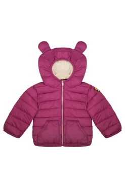 Misha Baby Junior-Piumino Fucsia Trapuntato Con Orecchie