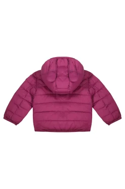 Misha Baby Junior-Piumino Fucsia Trapuntato Con Orecchie