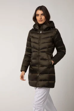 Nadia-Piumino Lungo Verde Militare