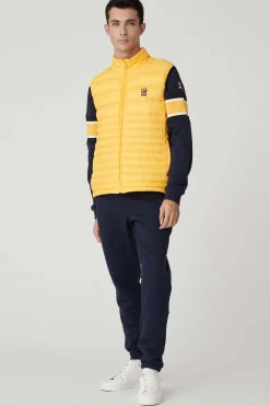 Noll-Gilet Giallo Trapuntato