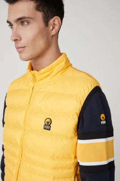 Noll-Gilet Giallo Trapuntato
