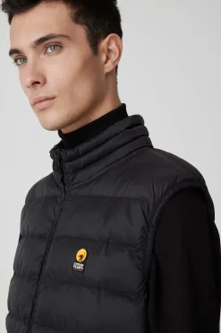 Noll-Gilet Nero Trapuntato