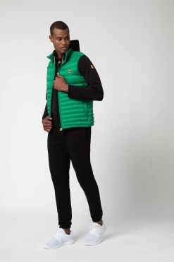 Noll-Gilet Verde Trapuntato