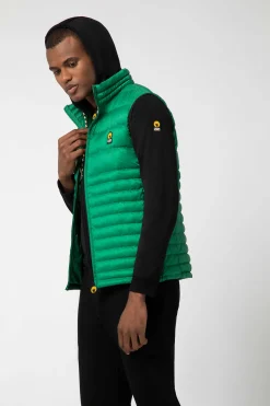 Noll-Gilet Verde Trapuntato