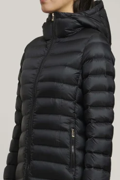 Piumino Lucido Lungo Nero