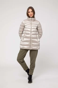 Piumino Lungo Beige