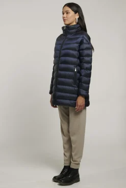 Piumino Lungo Blu