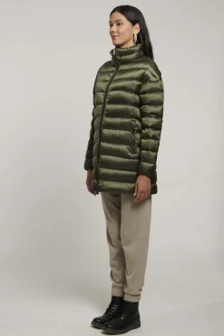 Piumino Lungo Verde