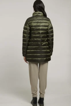 Piumino Lungo Verde