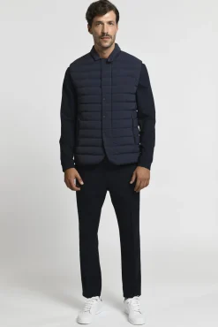 Piumino Smanicato Blu