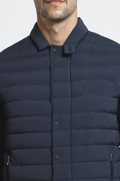 Piumino Smanicato Blu