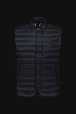 Piumino Smanicato Blu