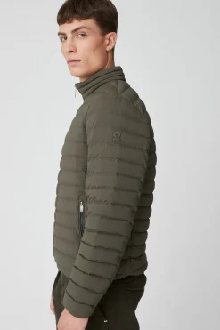 Prince-Piumino Verde In Nylon Stretch