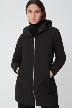 Rita-Piumino Nero Reversibile Ad Onde