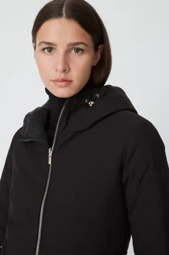 Rita-Piumino Nero Reversibile Ad Onde