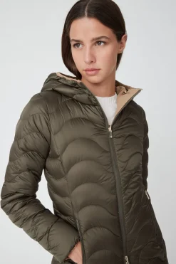 Rita-Piumino Verde Reversibile Ad Onde
