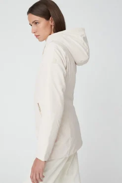 Shimoa 2.2-Giacca Lunga Beige In Softshell