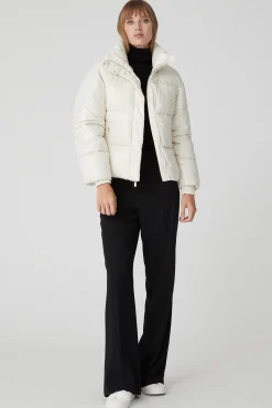 Shira-Piumino Bianco Full-Zip Lab00