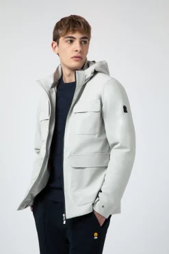 Sohar-Giacca Beige In Softshell