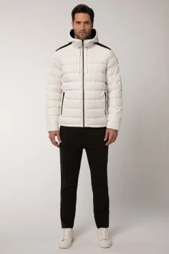 Stevenson 2.0-Piumino Invernale Bianco Con Cappuccio
