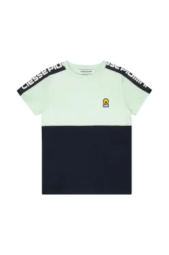 Tanos Boy-T Shirt Blu E Verde Da Bambino
