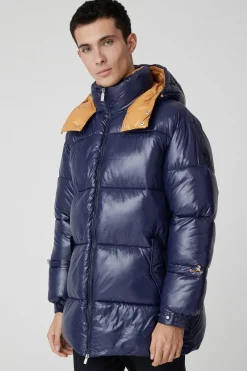 Vinson-Parka Blu Con Cappuccio Lab00