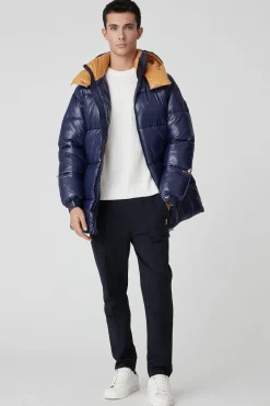 Vinson-Parka Blu Con Cappuccio Lab00