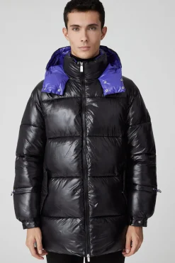 Vinson-Parka Nero Con Cappuccio Lab00