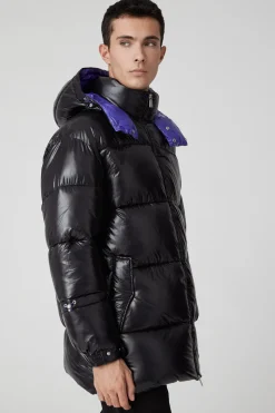 Vinson-Parka Nero Con Cappuccio Lab00